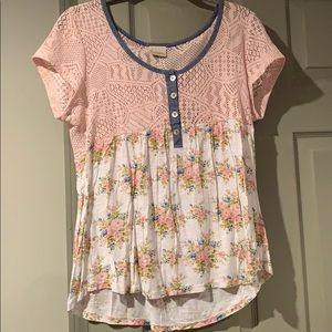 Daytrip floral Babydoll top